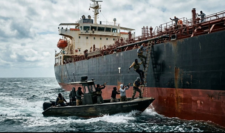 دەستبەسەرداگرتنی نەوتهەڵگرێک لە نزیک کەنارئاوەکانی سۆمالیا