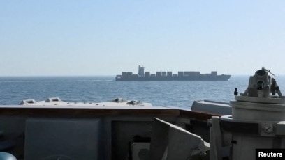 زەوتکرانی کەشتییەکی بازەرگانی کۆماری ئیسلامی لە لایەن هێزەکانی ئەمریکاوە