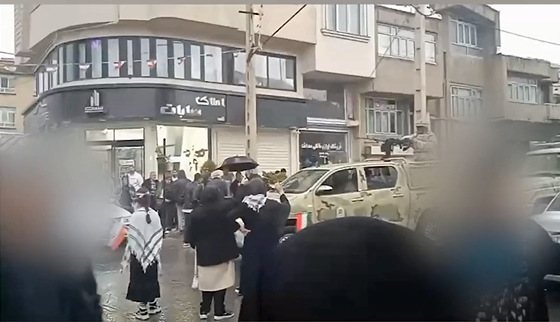 جووڵەی سەربازی هێزەکانی ڕژیمی کۆماریئیسلامی لە شاری سەردەشت