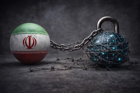 درێژەی پچڕانی هێڵی ئینتەرنێتی نێودەوڵەتی لە ئێران