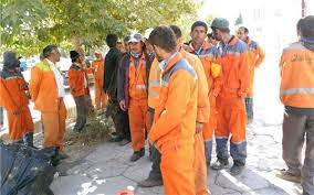 ناڕەزایەتی کرێکارانی شارەداری پیرانشار