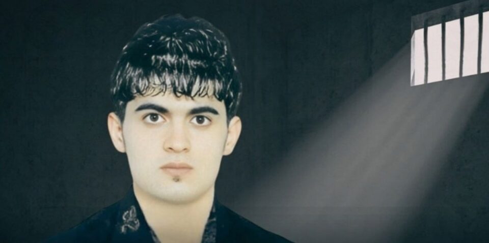 مانگرتنی بەندکراوێک لە زیندانی ناوەندی ئەراک لە خواردن 1