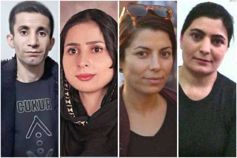 مانگرتنی ٤ بەندکراوی سیاسی کورد بە مەبەستی پاڵپشتی لە مانگرتنی گشتی