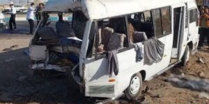 گیانلەدەستدان و برینداربوونی چەند قوتابییەک لە ڕووداوێکی هاتووچۆدا