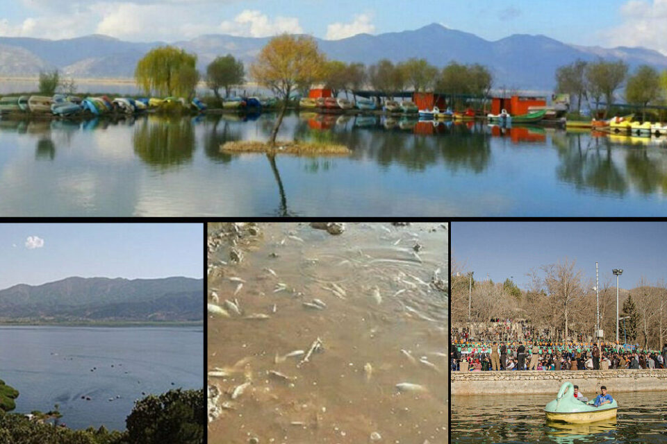 مه‌ترسی وشك بوونی ده‌ریاچه‌ی زرێباری مه‌ریوان