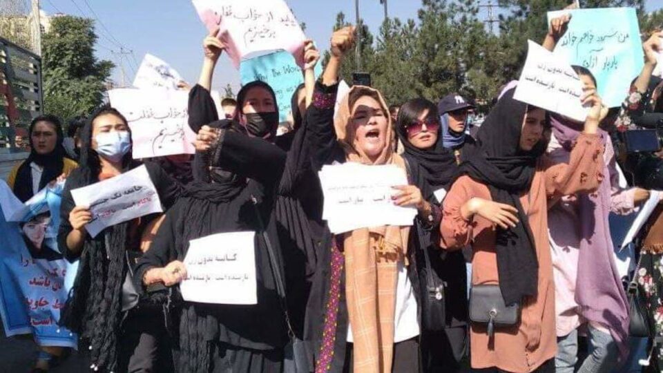 تظاهرات اعتراضی زنان در افغانستان5
