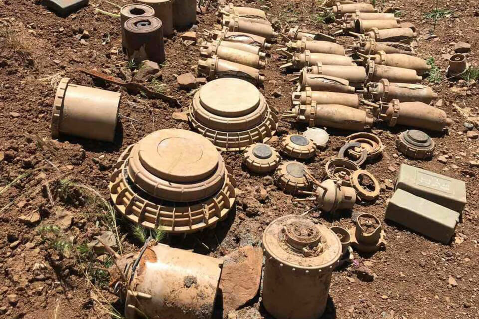 گیان لەدەستدانی زیاتر لە ١٣ هەزار کەس بەهۆی تەقینەوەی مین لە ماوەی