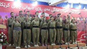 به‌ڕێوه‌چوونی ڕێوڕه‌سمی،ڕۆژی جیهانی كرێكار له‌ مه‌قه‌ڕی ناوه‌ندی كۆمه‌ڵه‌