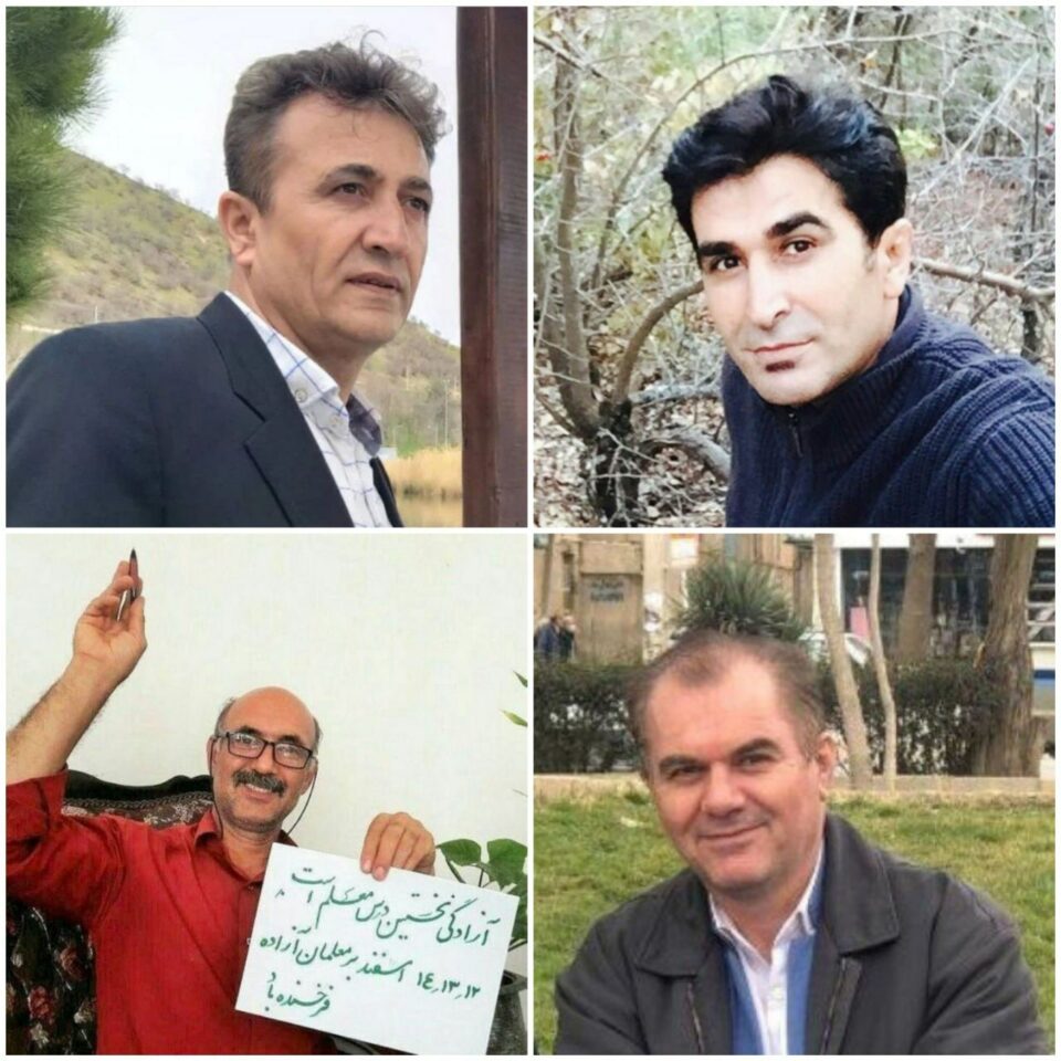 پەروەندەسازی ناوەندە ئەمنییەکانی ڕژیم لە دژی چالاکانی پیشەیی و مامۆستایان