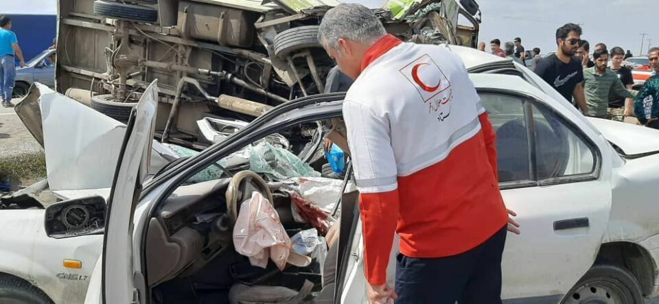 گیان لەدەستدان و برینداربوونی ٨ کەس بەهۆی ڕووداوی هاتووچۆ 3
