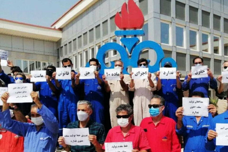 هه‌ڕه‌شه‌ی ناوه‌نده‌ ئه‌منییه‌كانی ڕژیم له‌ كرێكارانی ناڕازی وه‌زاره‌تی