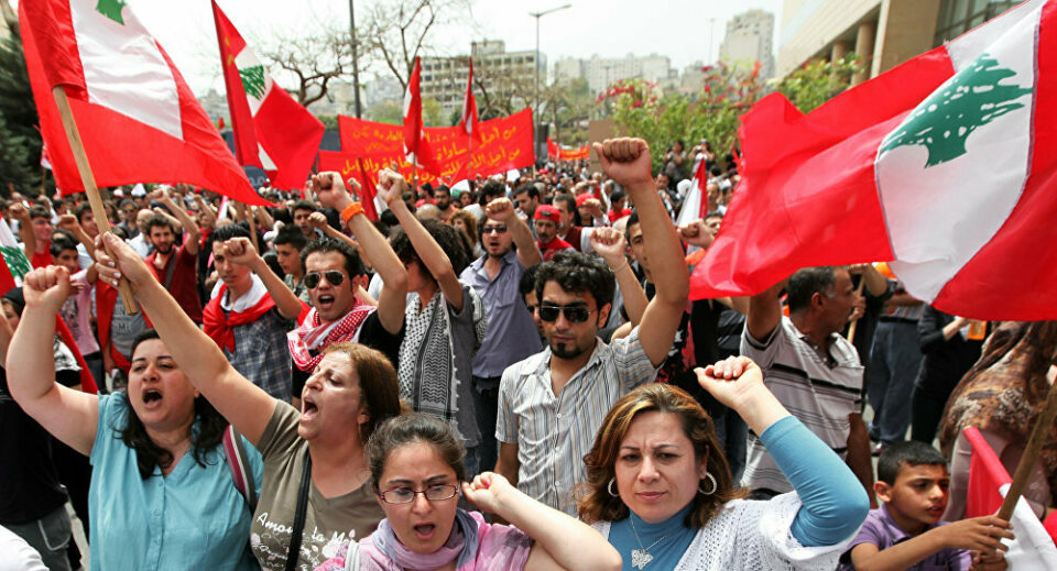 ناڕەزایەتی خه‌ڵكی لوبنان دژبه‌ قه‌یرانی ئابووری 3