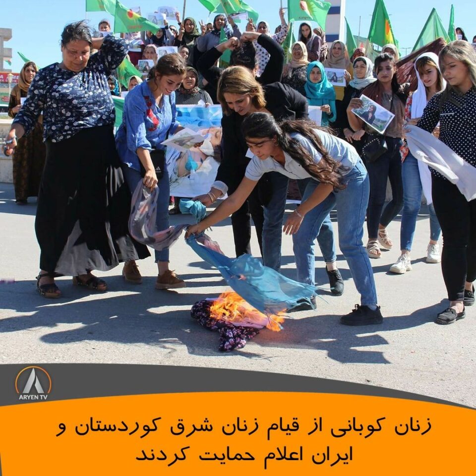 پشتیواتی خه‌ڵكی باكوور و ڕۆژئاوای كوردستان له‌ ڕاپه‌ڕینی گه‌لانی
