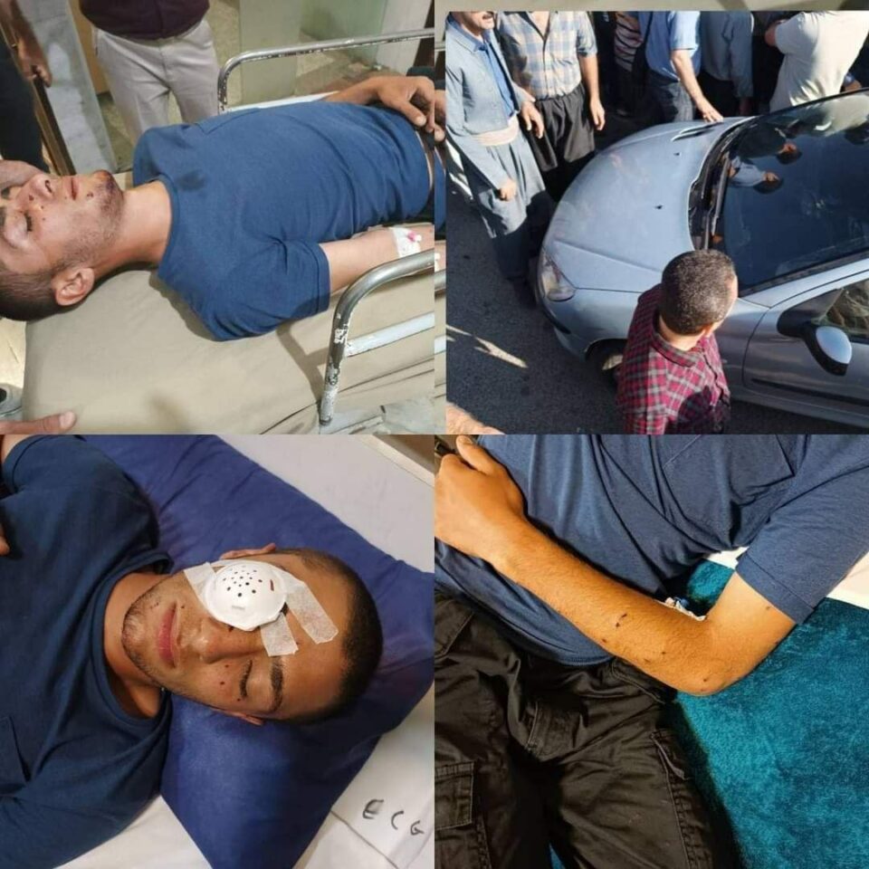 چوونه‌سه‌ره‌وه‌ی ڕێژه‌ی برینداره‌كانی خۆپێشاندانه‌كانی خه‌ڵكی سنه‌