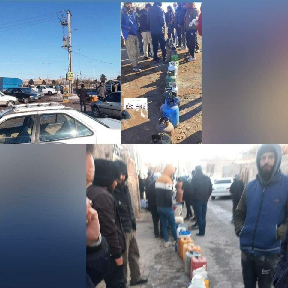 باروودۆخی خراپی خه‌ڵكی ئوستانی خۆراسان به‌هۆی بڕانی گاز 2