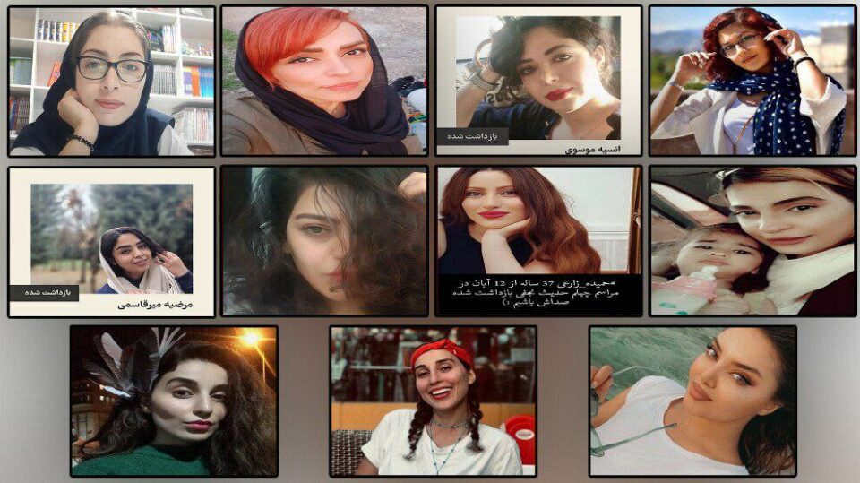 مانگرتنی ١٥ به‌ندكراو بۆ پشتیوانی له‌ ئارمیتا عه‌باسی و ئیلهام موده‌ڕسی