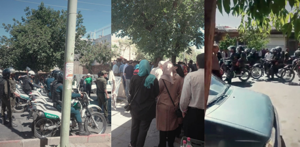 جێگیربوونی هێزە سەرکوتگه‌رەکانی ڕژیم له‌ شاره‌كانی كوردستان 1