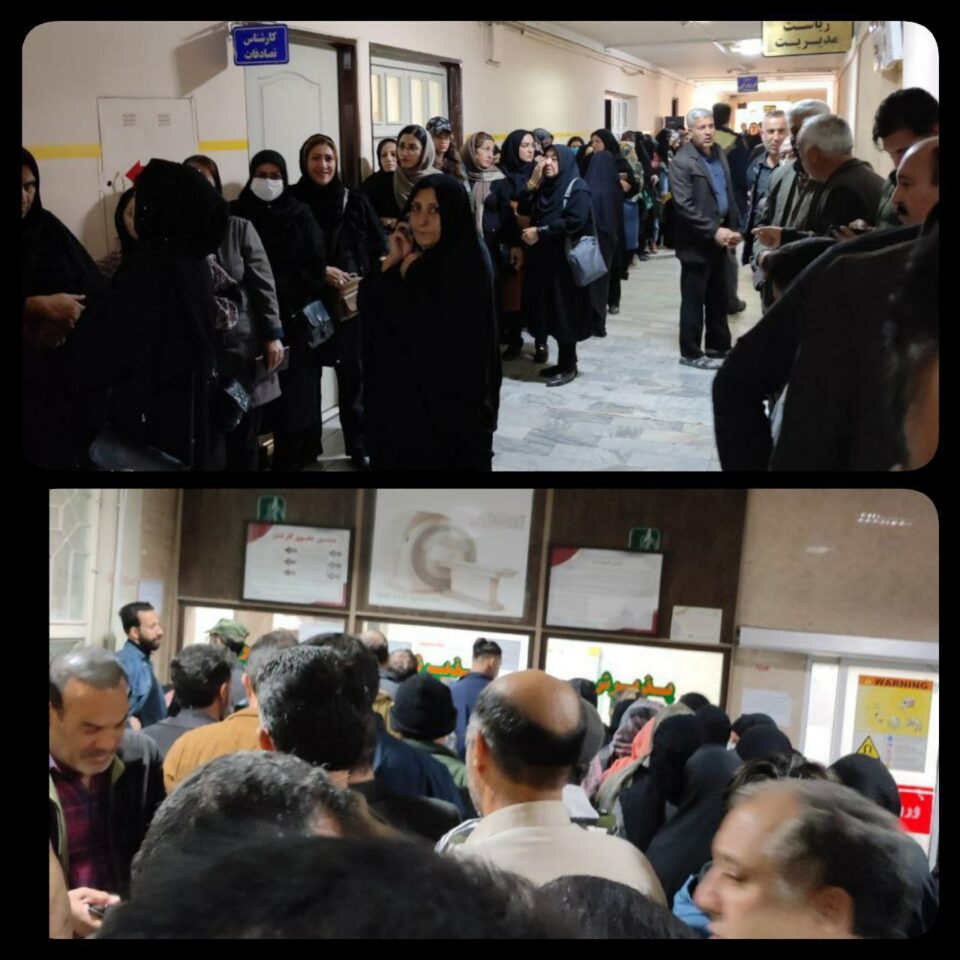 ناڕه‌زایه‌تی خه‌ڵكی ئیلام له‌ ئاست نه‌بوونی ئیمكانات له‌ نه‌خۆشخانه‌ی