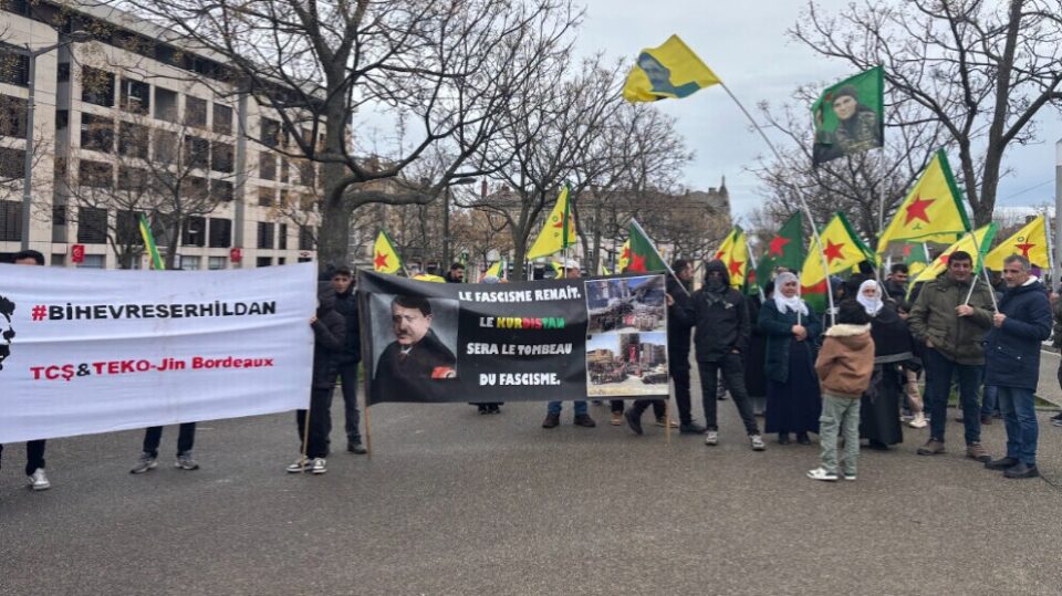 خۆپێشاندانی كوردانی ئوروورپا هاوكات له‌گه‌ڵ ساڵڕۆژی ئازادكردنی كۆبانی