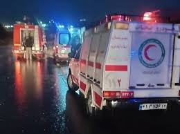 خراپی ڕێگه‌ و برینداربوونی ٤٠ كس‌ له‌ جاده‌ی شاباد بۆ كرماشان 1