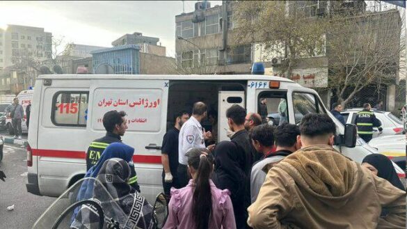 برینداری ٢١ كه‌س به‌ هۆی ته‌قینه‌وه‌ی گازی بینایه‌ك له‌ تاران