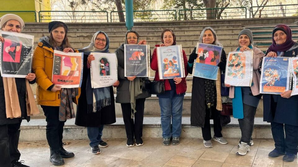 به‌رزڕاگرتنی ٨ی مارس له‌لایه‌ن چالاكانی كرێكاری و فه‌رهه‌نگی له‌