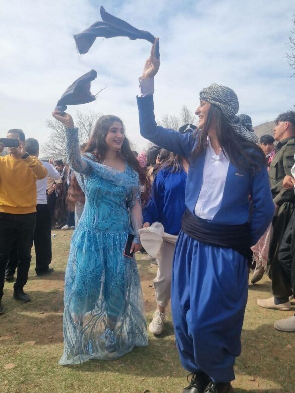 به‌ڕێوه‌چوونی مه‌راسمی نه‌ورۆز له‌ چه‌ند شاری كوردستان