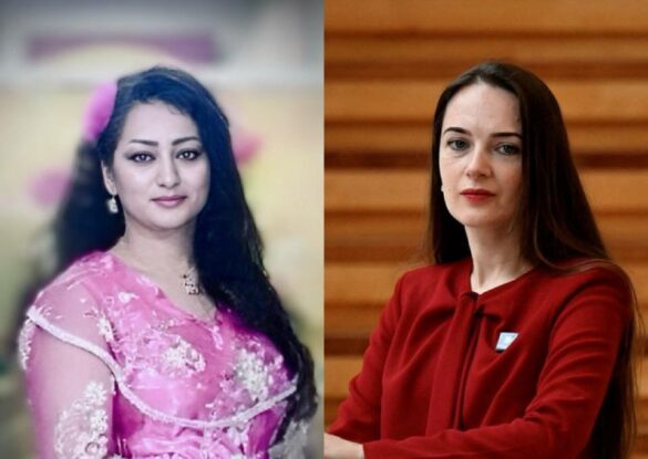 پشتیوانی براوه‌ی خه‌ڵاتی نۆبێلی ئاشتی ئۆكراین له‌ له‌یلا پاشایی