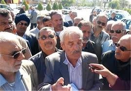 خۆپێشاندانی خانه‌نشینكراوانی سه‌نعه‌تی نه‌وت له‌ ئه‌هواز و ئابادان
