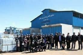 كۆبوونه‌وه‌ی كرێكارانی كارخانه‌ی پاك چووب له‌ شووش