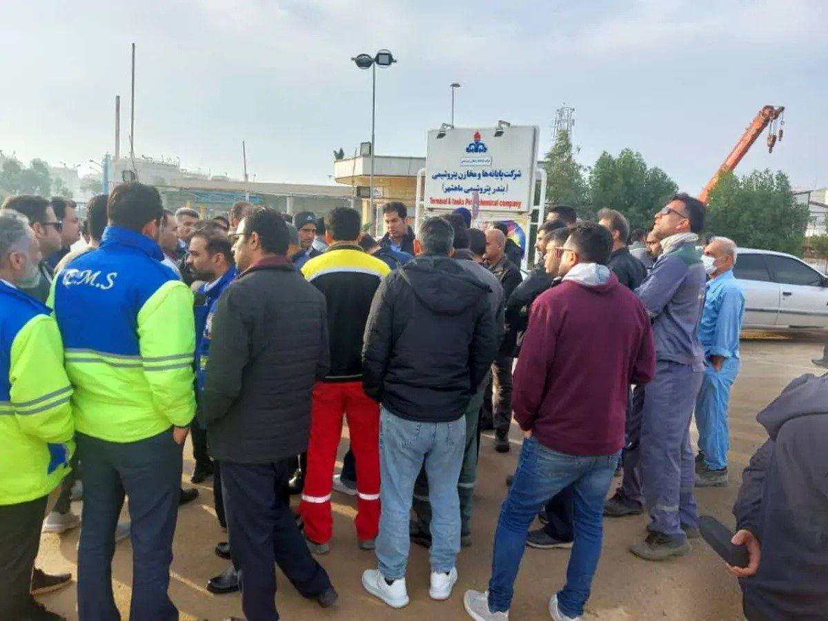 مانگرتنی كرێكاران له‌ پترۆشیمی ماروون