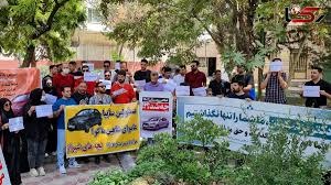ناڕه‌زایه‌تی كڕیارانی شیركه‌تی وه‌به‌رهێنانی ئۆتومبێلی سایپا